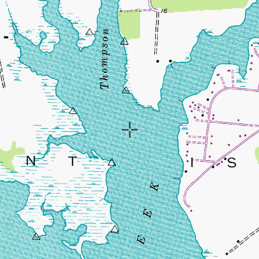 Topographic Map of Thompson Creek, MD