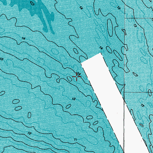 Topographic Map of Chesapeake Channel, VA