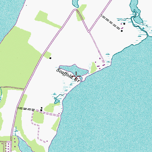 Topographic Map of Scaffold Creek, MD