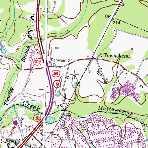 Topographic Map of Curtis Field (historical), MD