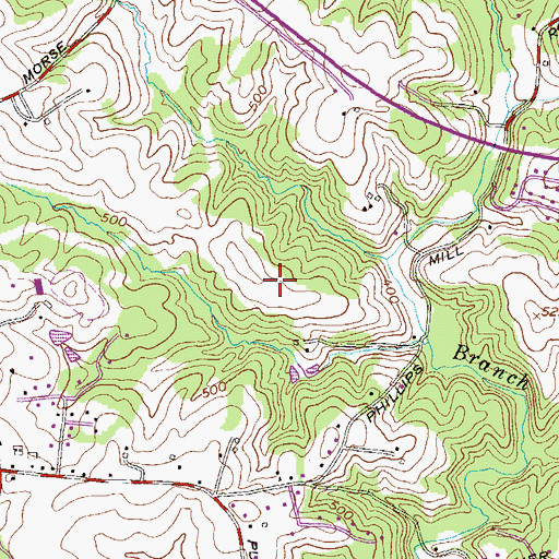 Topographic Map of WHRF-AM (Bel Air), MD
