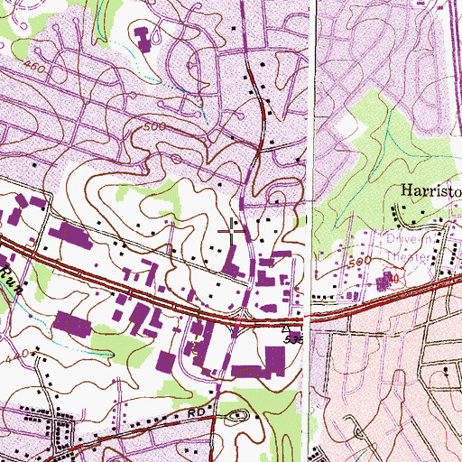 Topographic Map of WPOC-FM (Baltimore), MD
