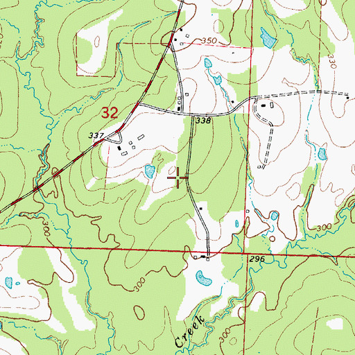 Topographic Map of Greers School (historical), AR