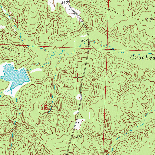 Topographic Map of Harpers School (historical), AR