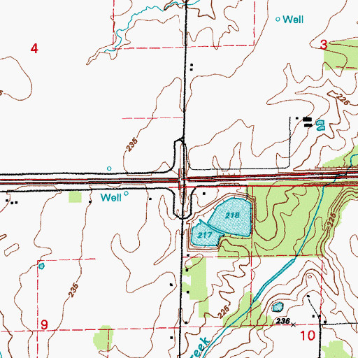 Topographic Map of Anderson School (historical), AR