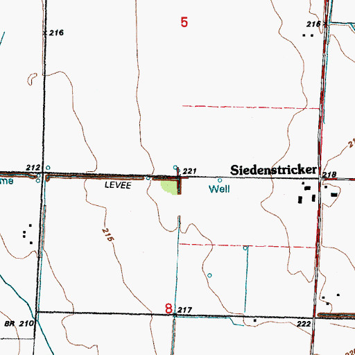 Topographic Map of Fisher School (historical), AR