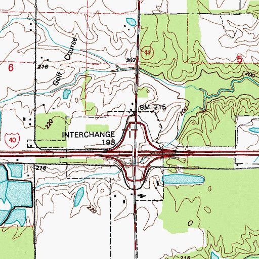 Topographic Map of Pinch School (historical), AR