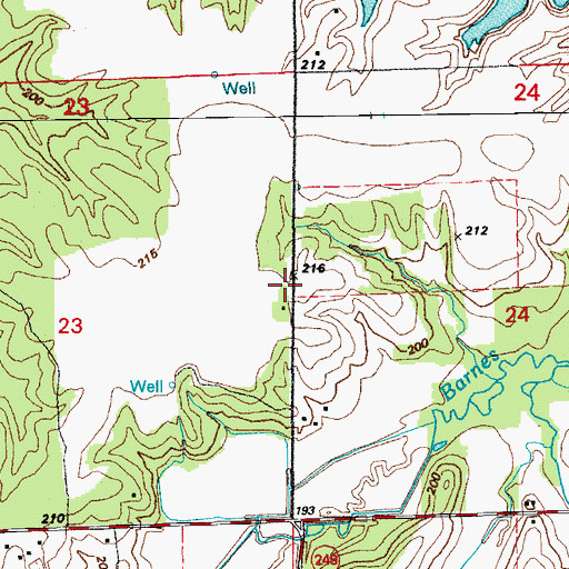 Topographic Map of Rogers School (historical), AR