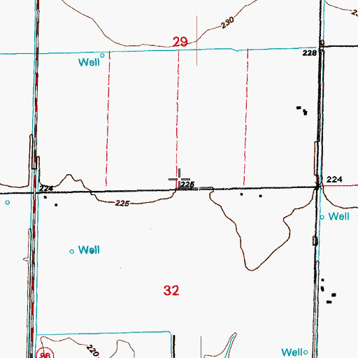 Topographic Map of Tittler School (historical), AR