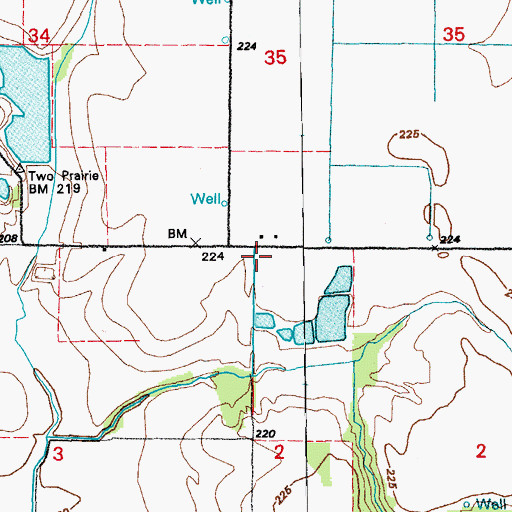 Topographic Map of Wylie School (historical), AR