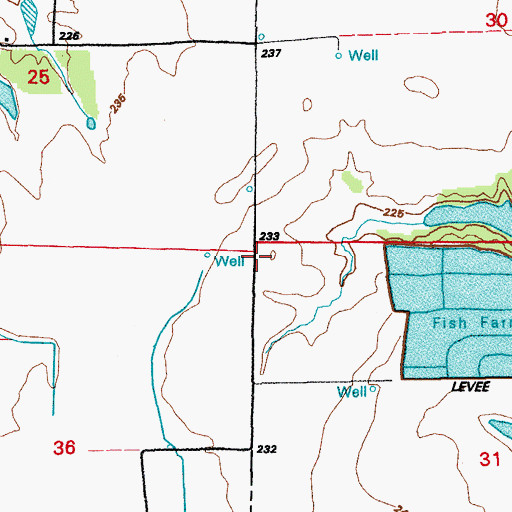 Topographic Map of Zion Hill Church (historical), AR