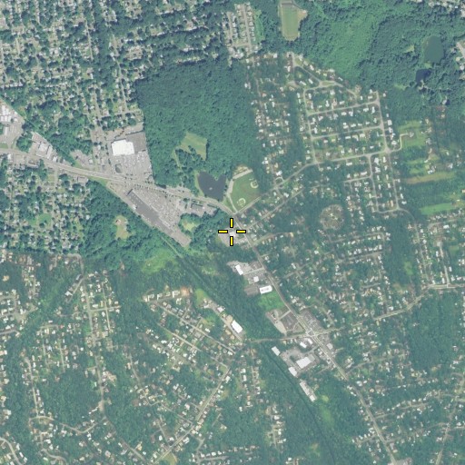 Aerial/Satellite Image of Plesant View School, MA
