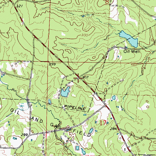 Topographic Map of Zion Church (historical), AR