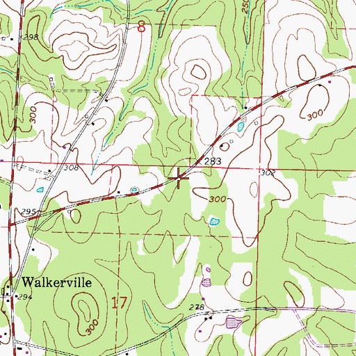 Topographic Map of Horsehead School (historical), AR