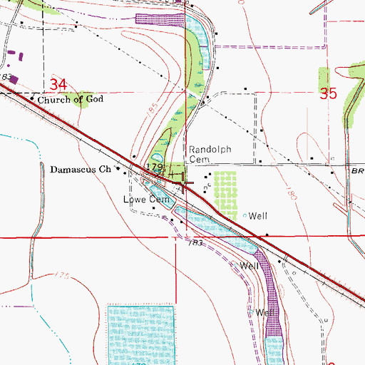 Topographic Map of Silt (historical), AR