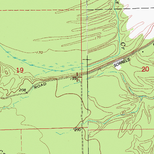 Topographic Map of Todd (historical), AR