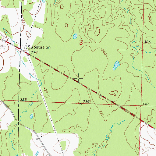 Topographic Map of Macedonia Church (historical), AR