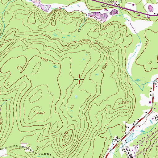 Topographic Map of Seekonk Square, MA