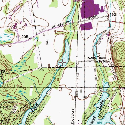 Topographic Map of Wetstone Tobacco Company Dam Number 3, MA