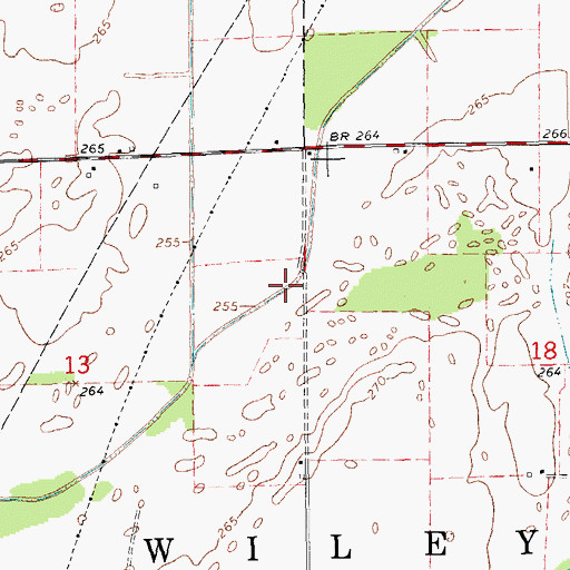 Topographic Map of Cypress Overcup Lateral, AR