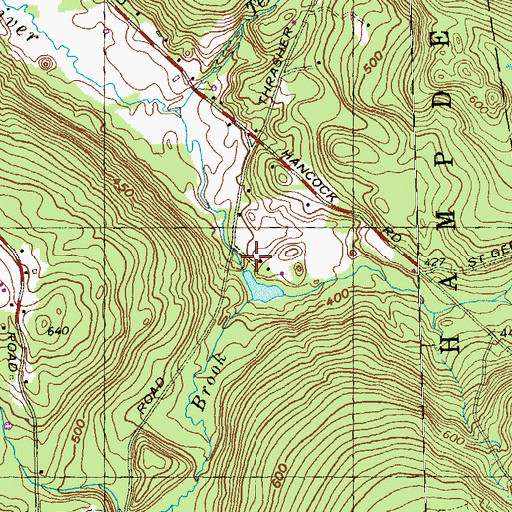 Topographic Map of Rockwell Dam, MA