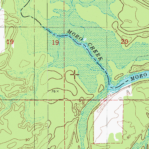 Topographic Map of Saint Matthew Church, AR