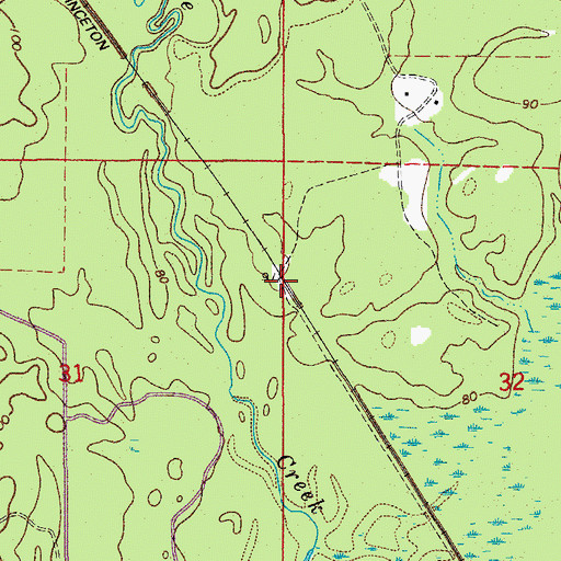 Topographic Map of Wilcox (historical), AR