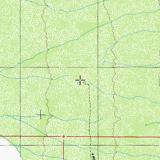 Topographic Map of House Wash, AZ
