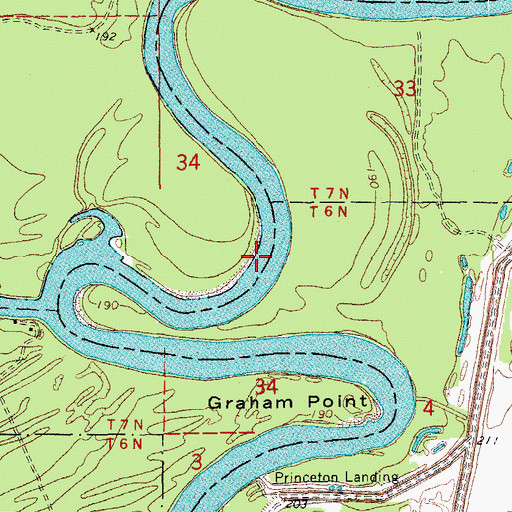 Topographic Map of Devils Elbow, AR