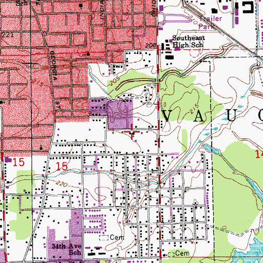 Topographic Map of Lamkin Chapel Missionary Baptist Church, AR