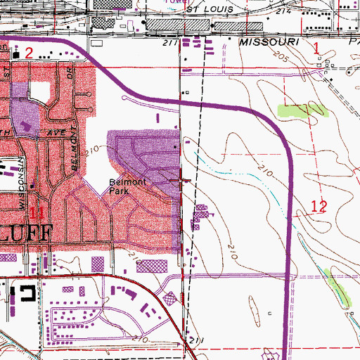 Topographic Map of The Apostolic Church, AR