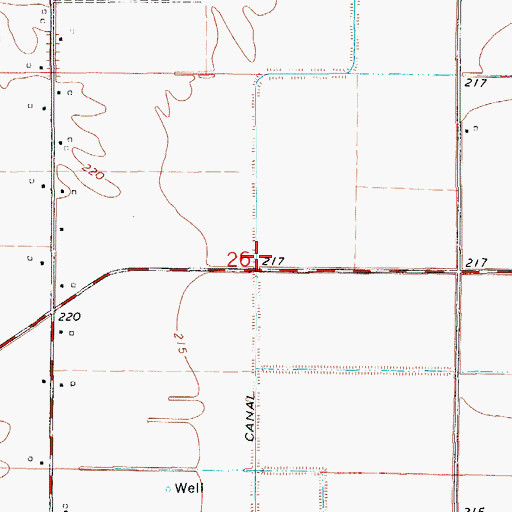 Topographic Map of Lateral F, AR