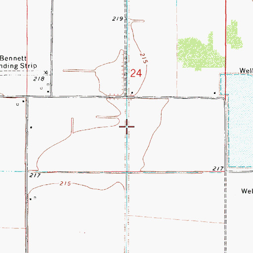 Topographic Map of Lateral H, AR