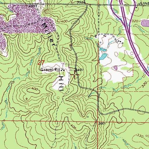 Topographic Map of Boyd School (historical), AR