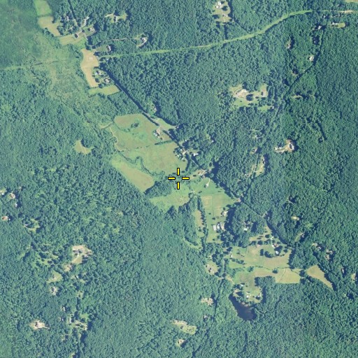 Aerial/Satellite Image of Temple Brook, MA