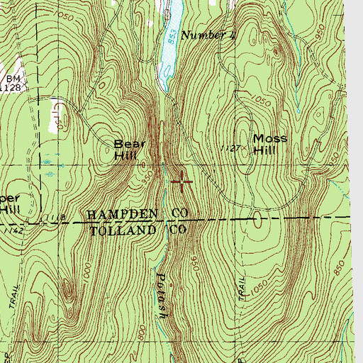 Topographic Map of Norcross Pond Number Four, MA