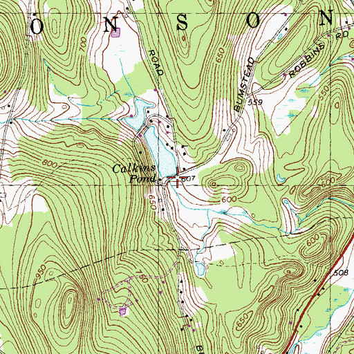 Topographic Map of South Factory Village, MA