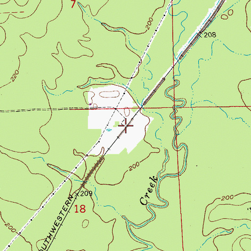 Topographic Map of Cabool (historical), AR