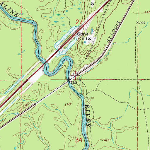 Topographic Map of Pool (historical), AR