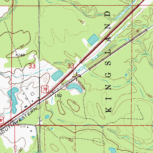 Topographic Map of Radway (historical), AR