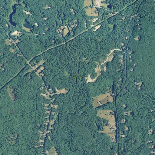Aerial/Satellite Image of Chockalog River, MA