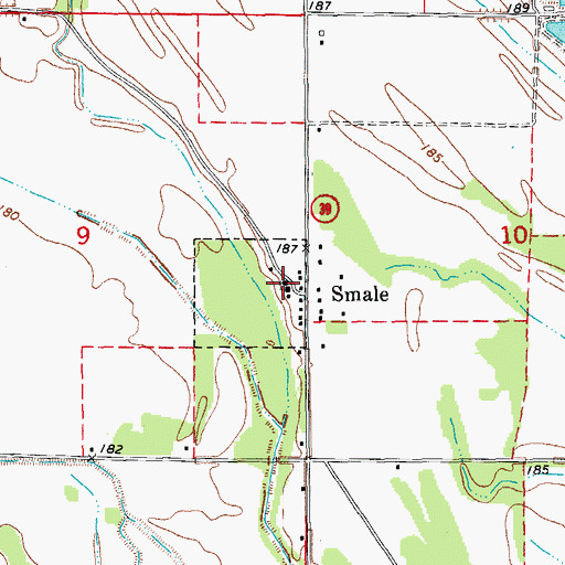 Topographic Map of Tyree Church, AR