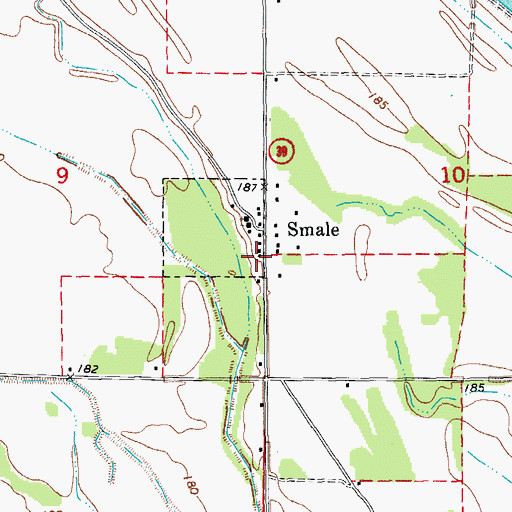 Topographic Map of Tyree School (historical), AR