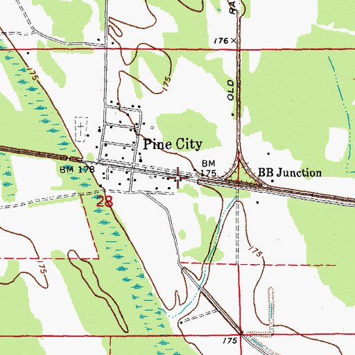 Topographic Map of Saint James Church (historical), AR