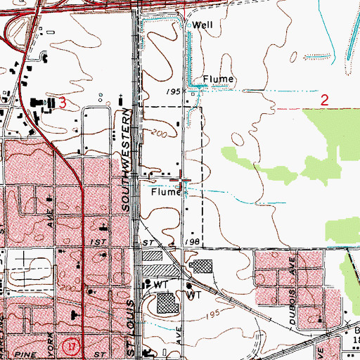 Topographic Map of Tabernacle of Victory Church, AR