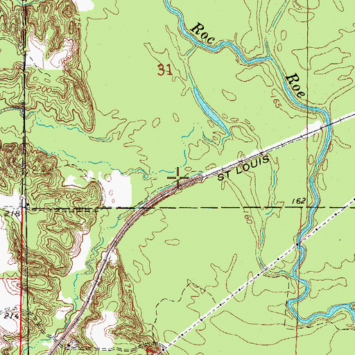 Topographic Map of Burma (historical), AR