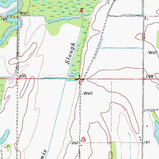 Topographic Map of Brummitt School (historical), AR