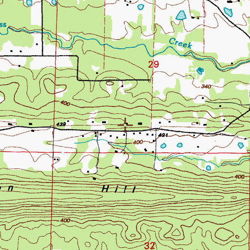 Topographic Map of Magness Academy (historical), AR
