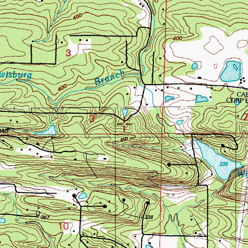 Topographic Map of Lindulake Addition, AR