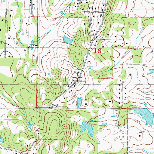 Topographic Map of Stagecoach Addition, AR